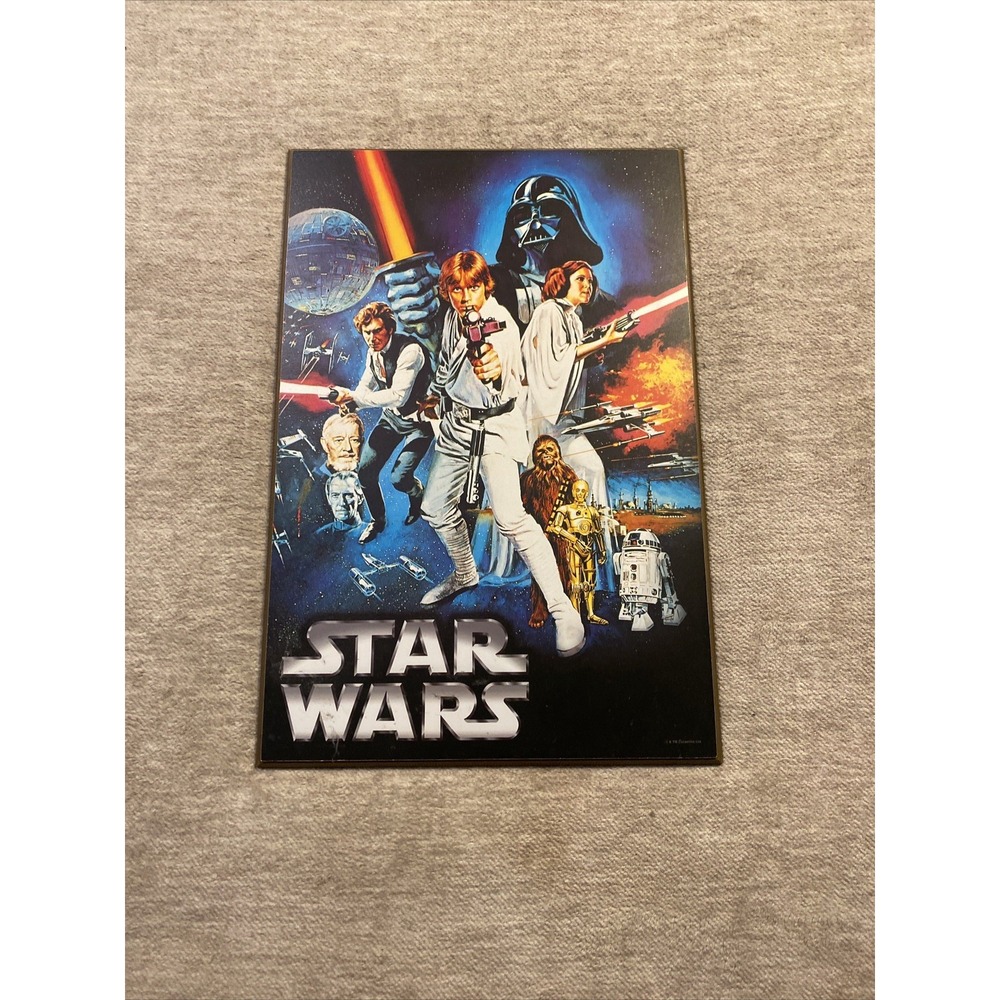 Star Wars Wooden Wall Art  13" x 19"  A New Hope Episode IV